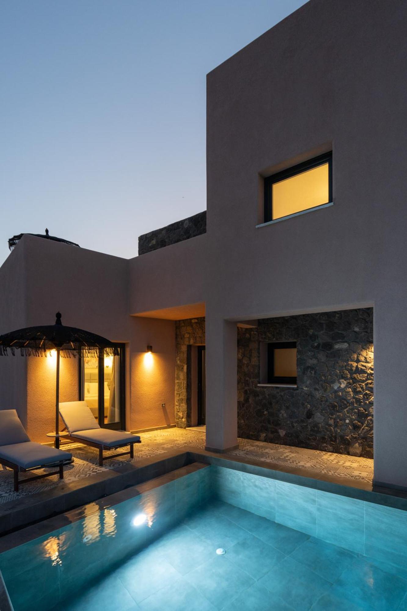 Golden Moments Luxury Stone Villas A 메사리아 객실 사진