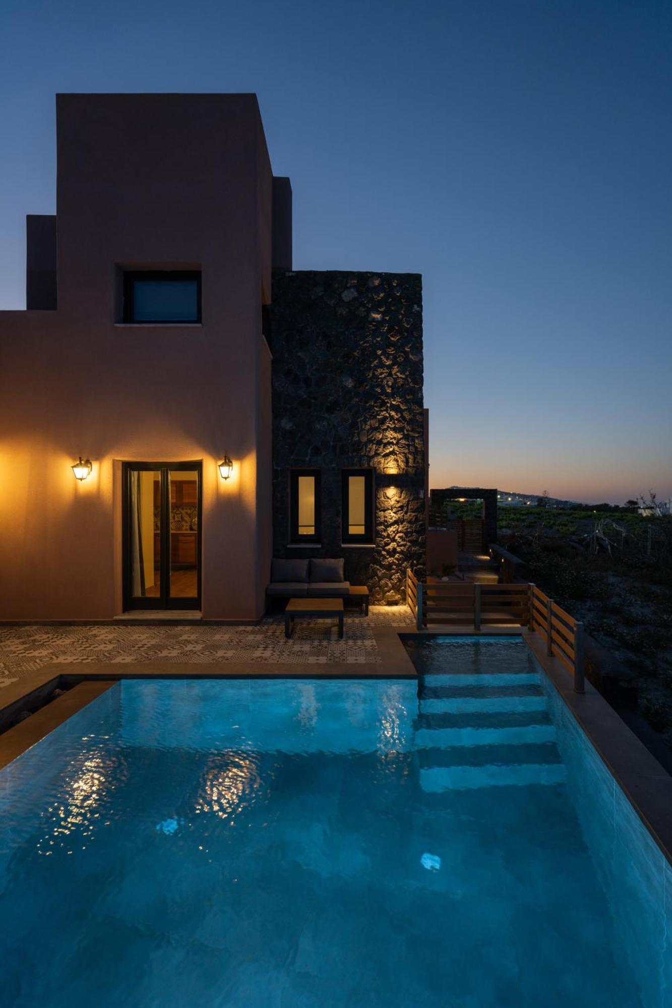 Golden Moments Luxury Stone Villas A 메사리아 객실 사진